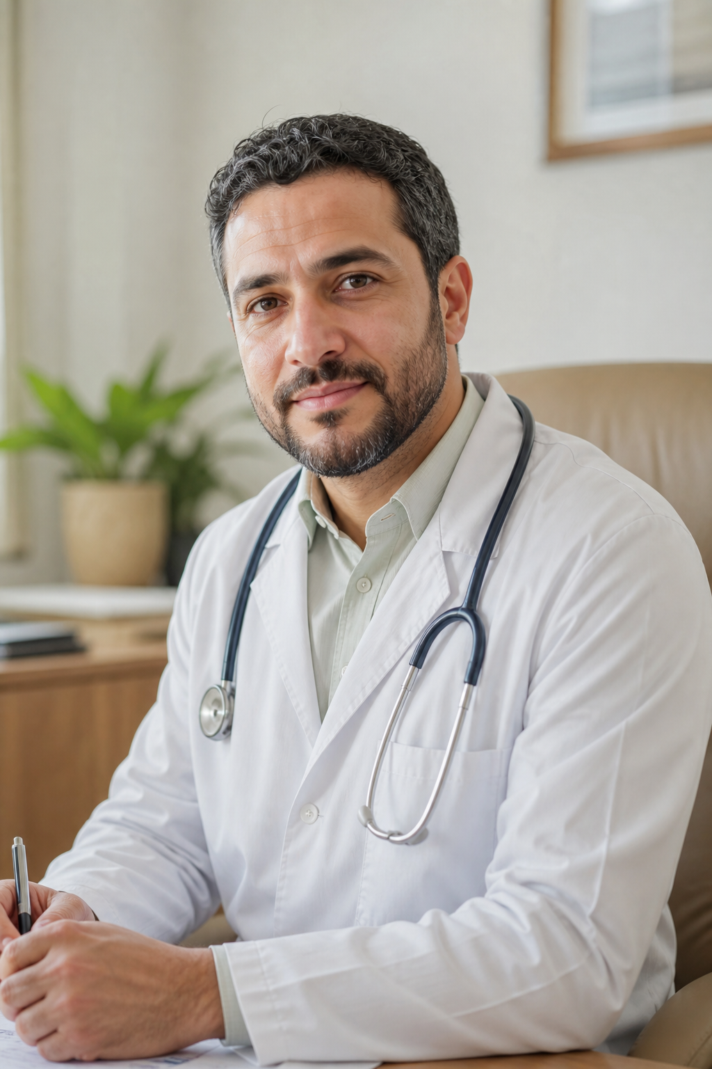 Portrait professionnel du Dr. Ilias El Mrabet, médecin généraliste à Meknès